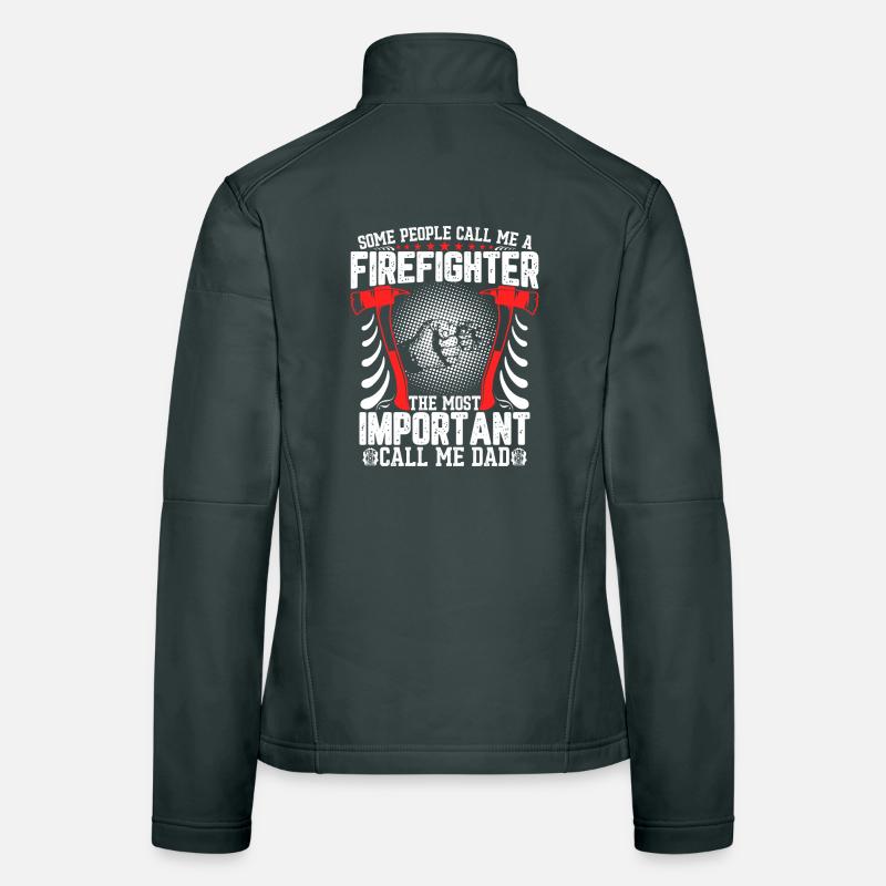 Papa pompier : L’appel le plus important Veste en tissu softshell Femme