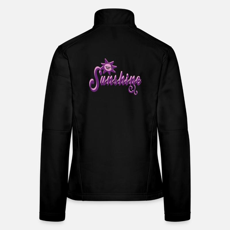 Mein Sonnenschein - Frauen Softshelljacke - Schwarz