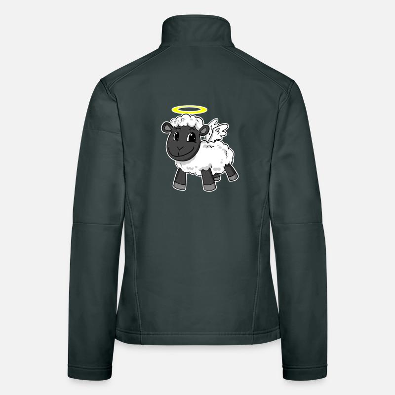 Schaf Engel Frauen Softshelljacke