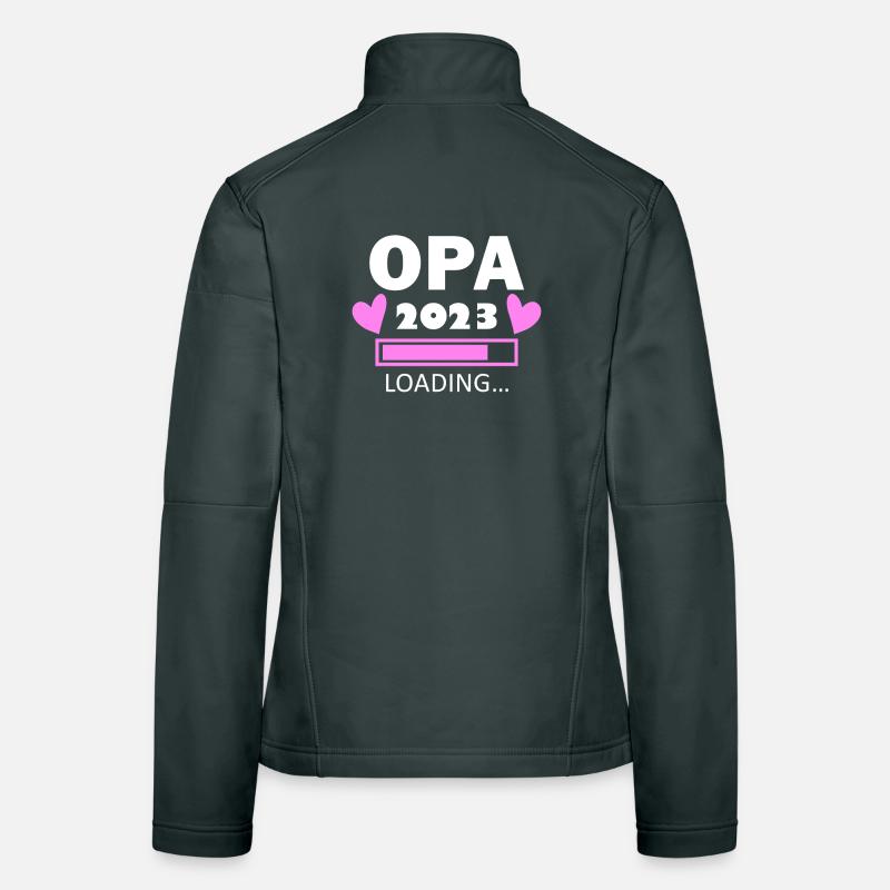 Opa 2023 loading - Opa werden - Bald Opa Frauen Softshelljacke