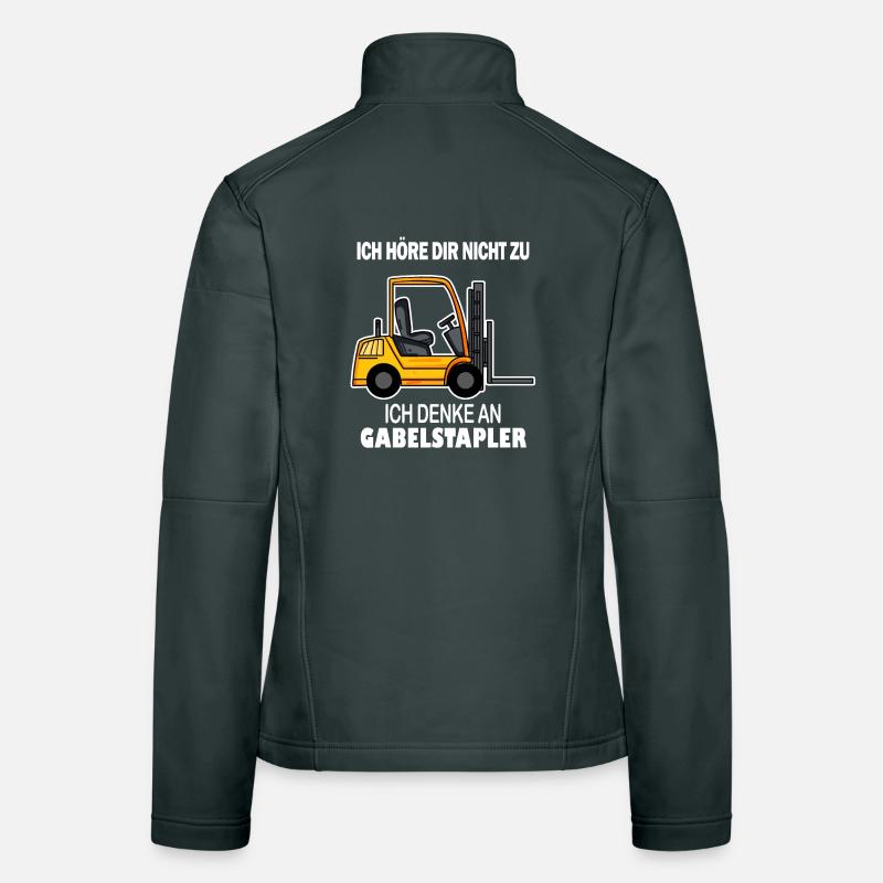 Staplerfahrer Gabelstapler Stapler Frauen Softshelljacke