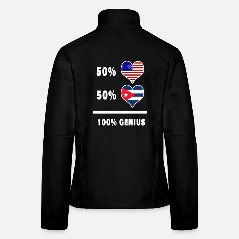 Design de drapeau impressionnant des États-Unis et Veste en tissu softshell Femme
