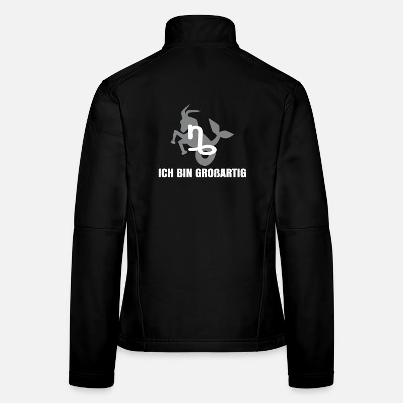 Horoskop Tierkreis Steinbock Statement Aberglaube Frauen Softshelljacke