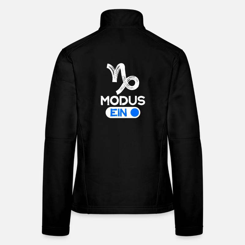 Tierkreis Steinbock Esoterik Statement Astronomie Frauen Softshelljacke