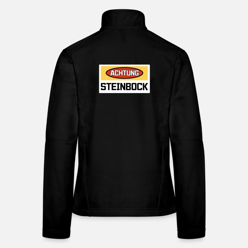 Steinbock Tierkreiszeichen Statement Astronomie Frauen Softshelljacke