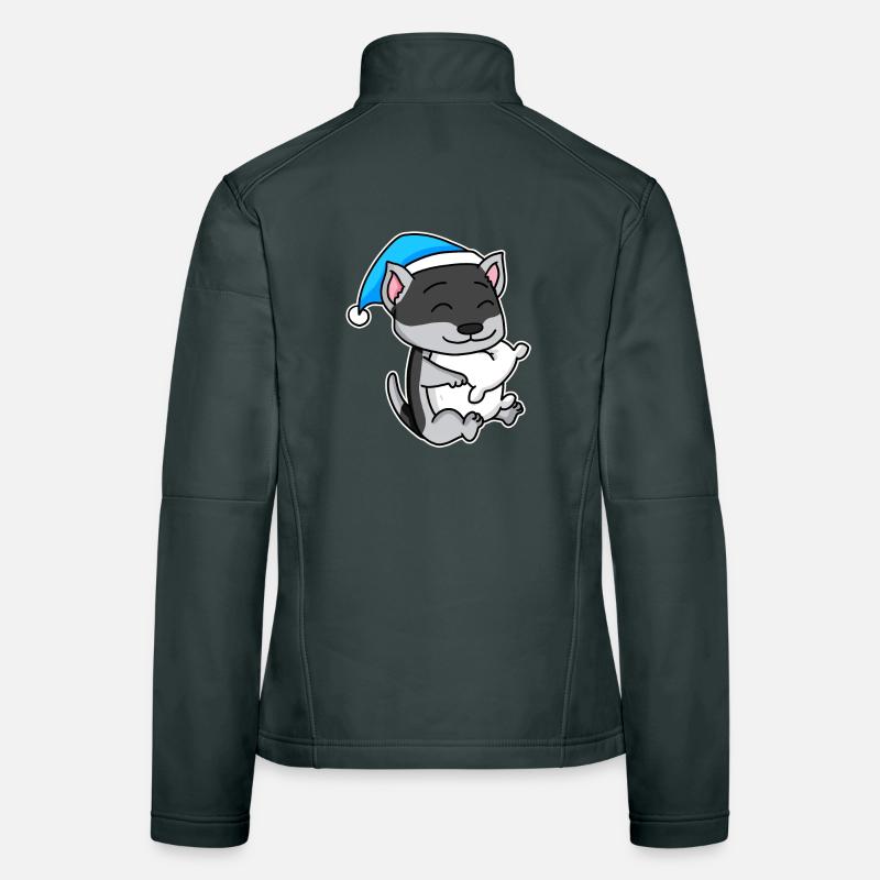 Hund Hunderasse Siberian Husky Frauen Softshelljacke