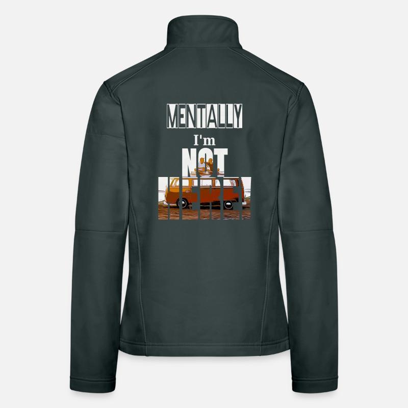 MENTALLY I'm not here Veste en tissu softshell Femme