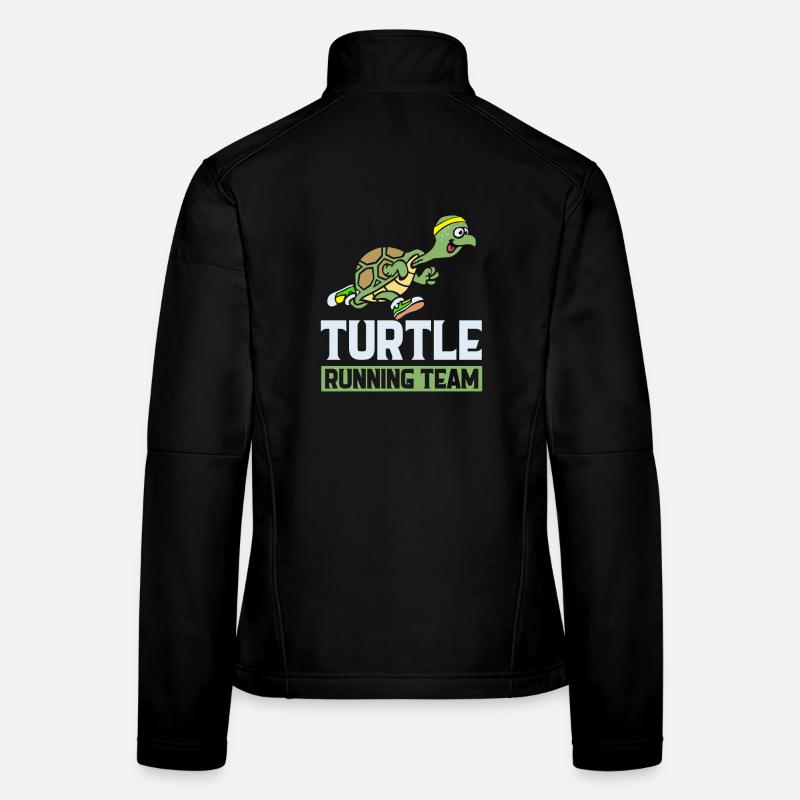 Turtle running team neu Frauen Softshelljacke