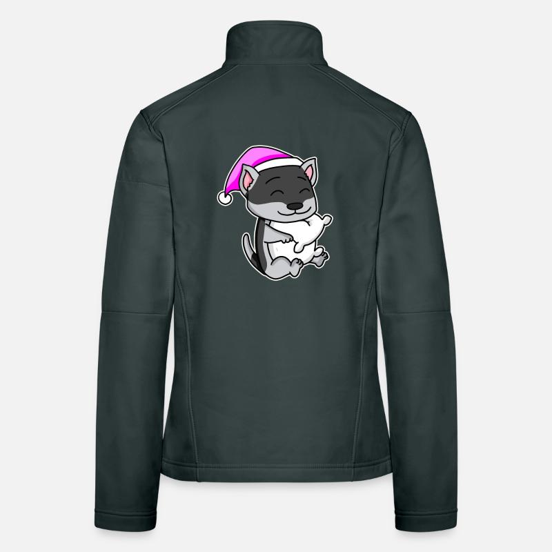 Hund Hunderasse Siberian Husky Frauen Softshelljacke
