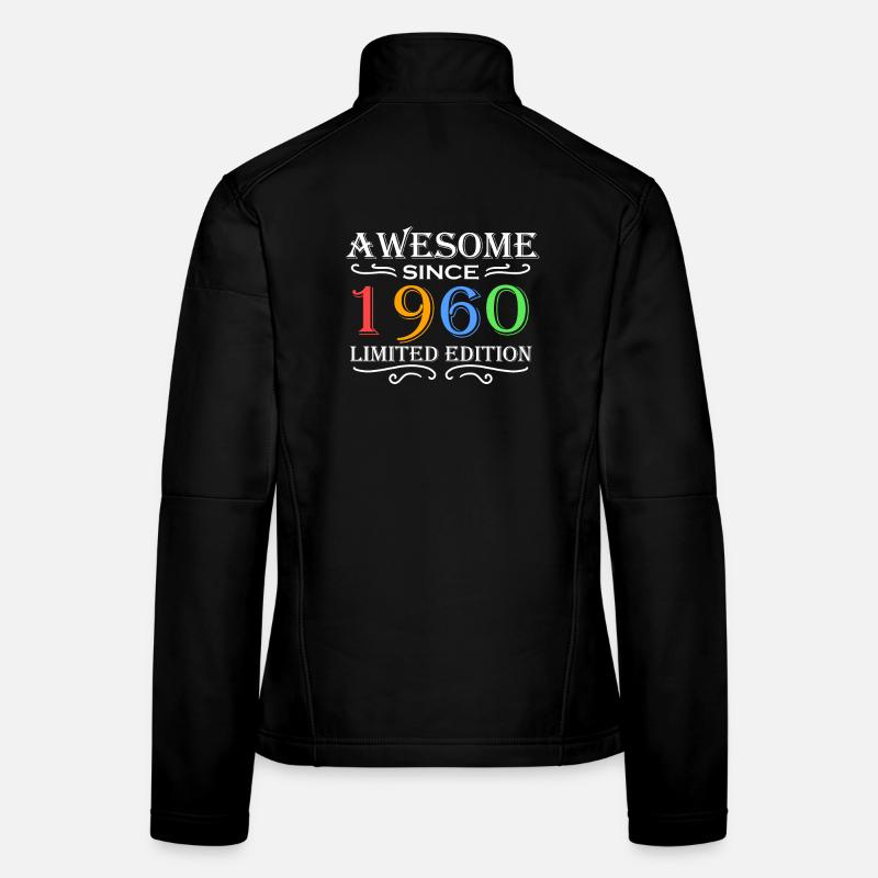 1960 - Né en 1960 Veste en tissu softshell Femme