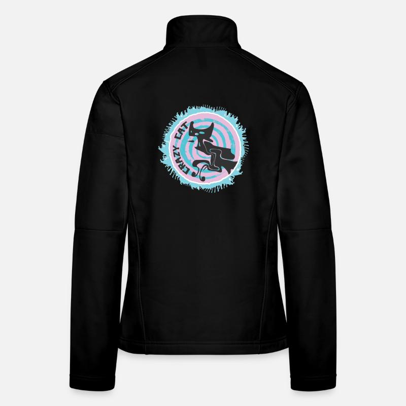 Unusual cat design Women's Softshell Jacket