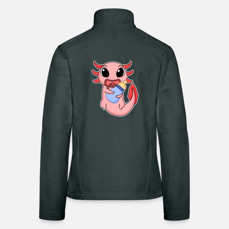 Bébé Axolotl Veste en tissu softshell Femme