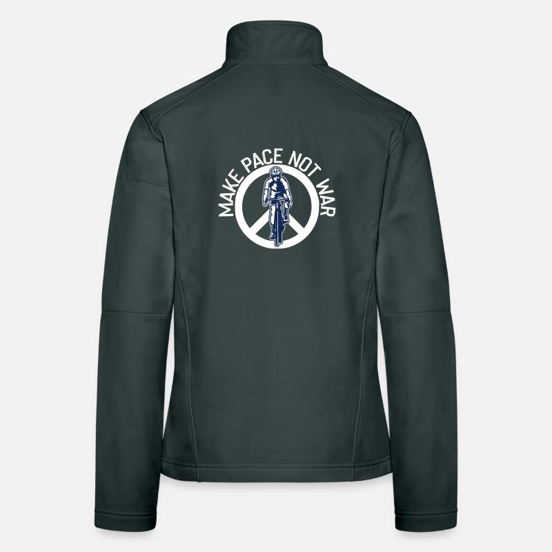 Mach Tempo Statt Krieg Triathlet Frauen Softshelljacke