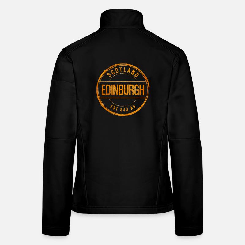 Edinburgh Vintage Stempel Frauen Softshelljacke