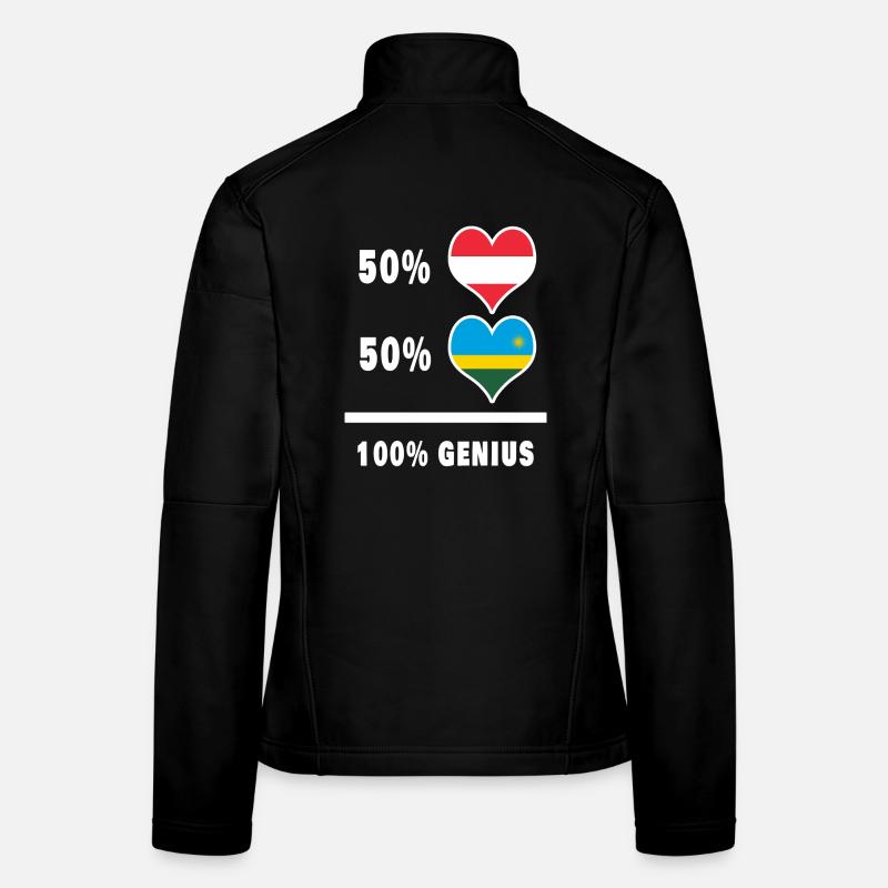 Austria and Rwanda brilliant / Gift Women's Softshell Jacket