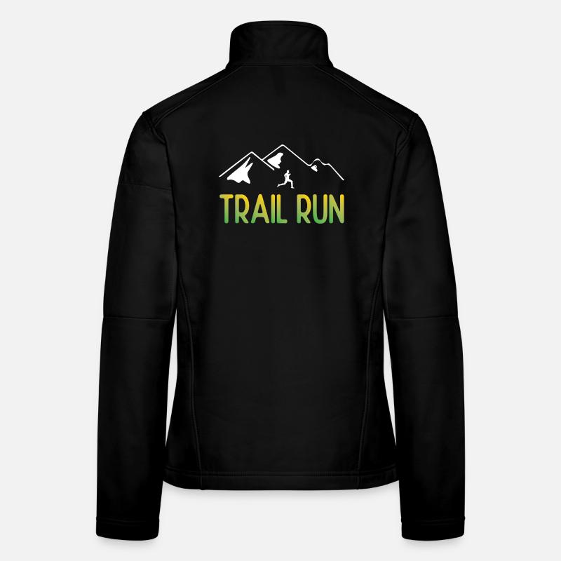 Course de sentier Veste en tissu softshell Femme