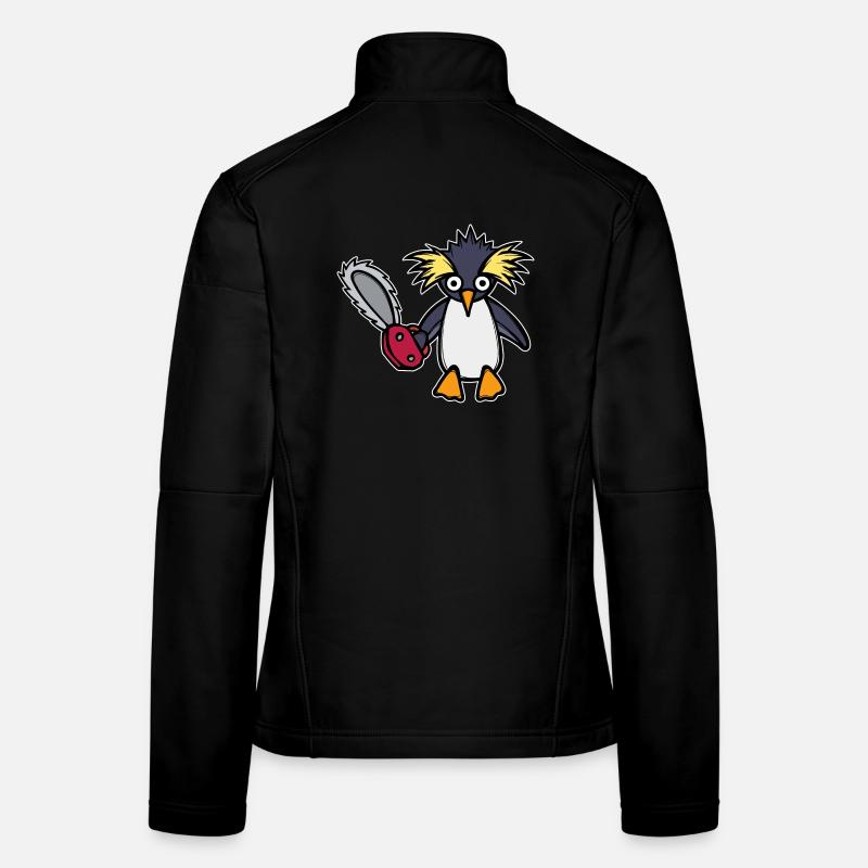 Vogel Pinguin Tier Zoo Seevogel Arktis Frauen Softshelljacke