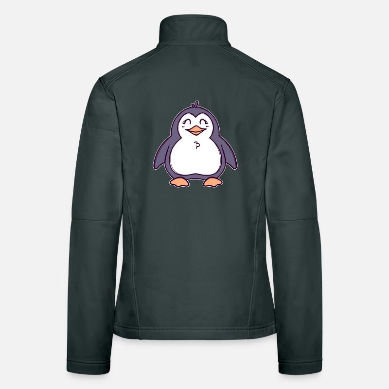 Cool Seevogel Süß Tier Pinguin Vogel Südpol Frauen Softshelljacke