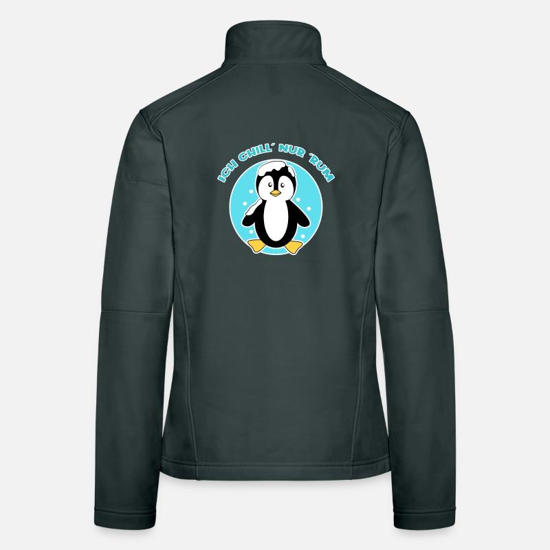 Pinguin Eis Kälte Seevogel Schnee Tier Südpol Frauen Softshelljacke