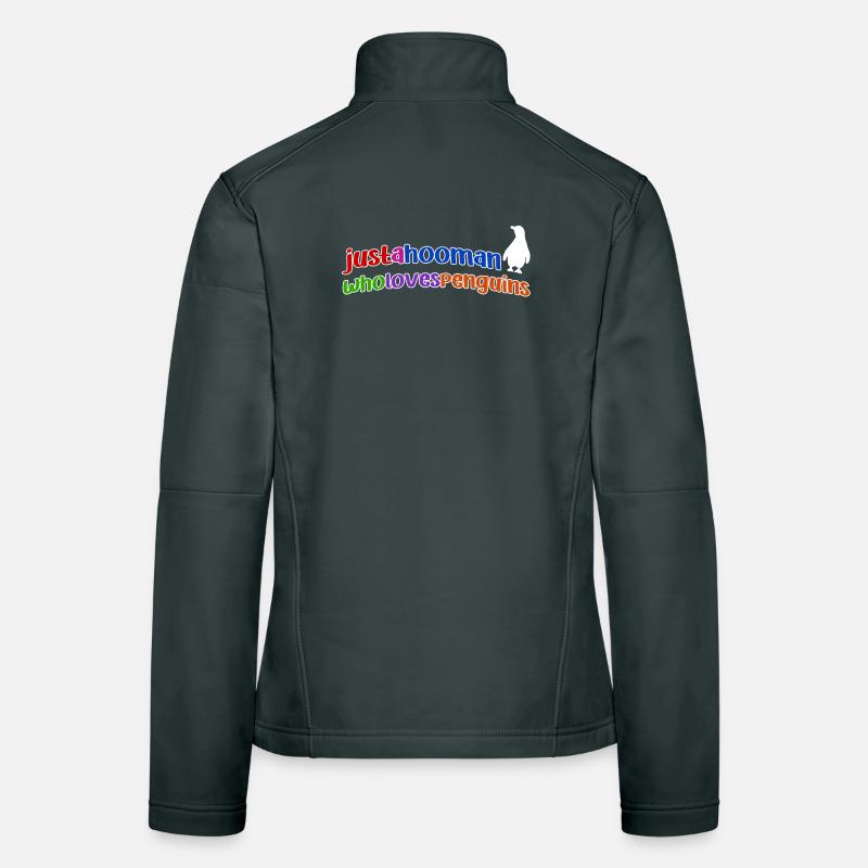 Vogel Tier Pinguin Zoo Südpol Statement Seevogel Frauen Softshelljacke