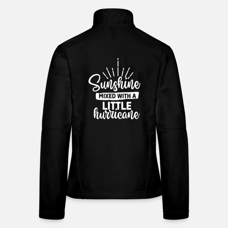 Sunshine mixed with a little hurricane Women's Softshell Jacket