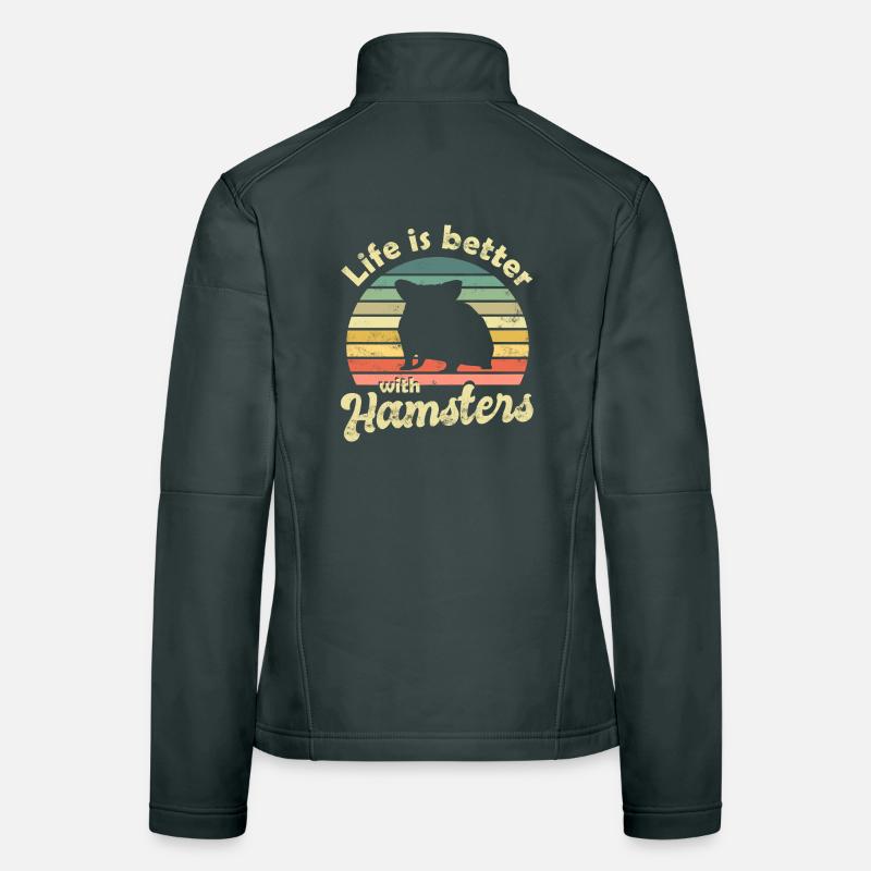 Hamster Frauen Softshelljacke