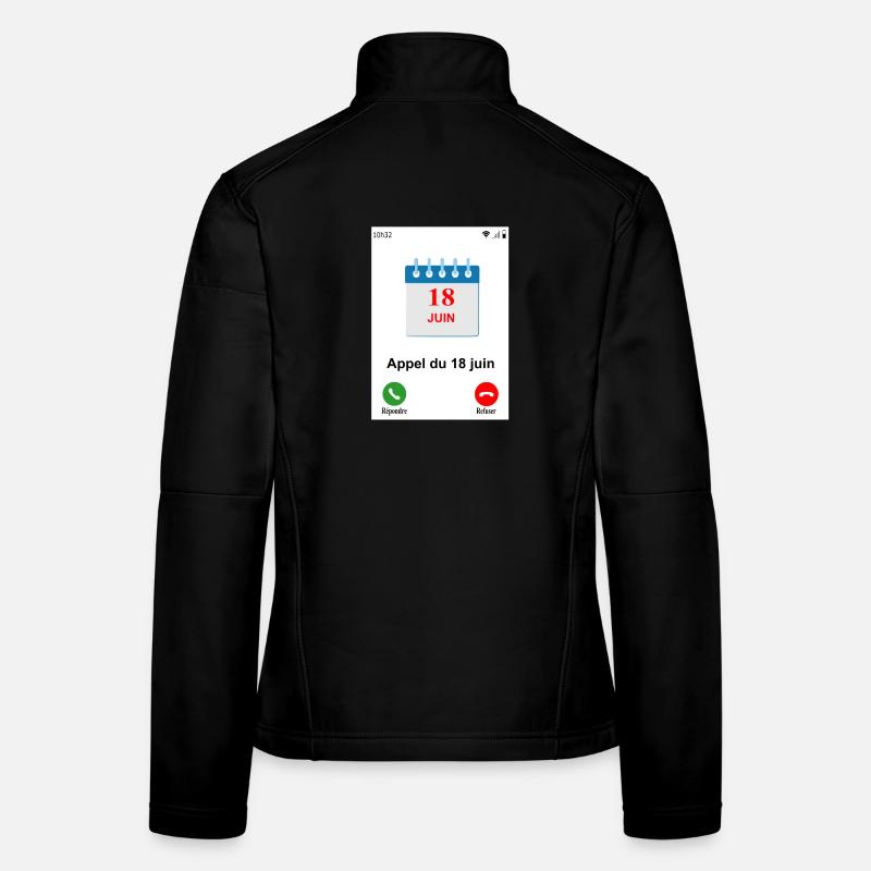 Appel du 18 juin Veste en tissu softshell Femme