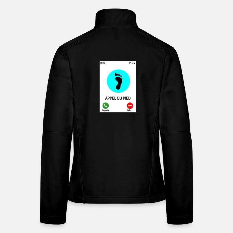 Appel du pied Veste en tissu softshell Femme