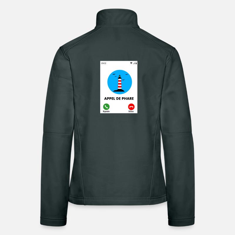 Appel de phare Veste en tissu softshell Femme