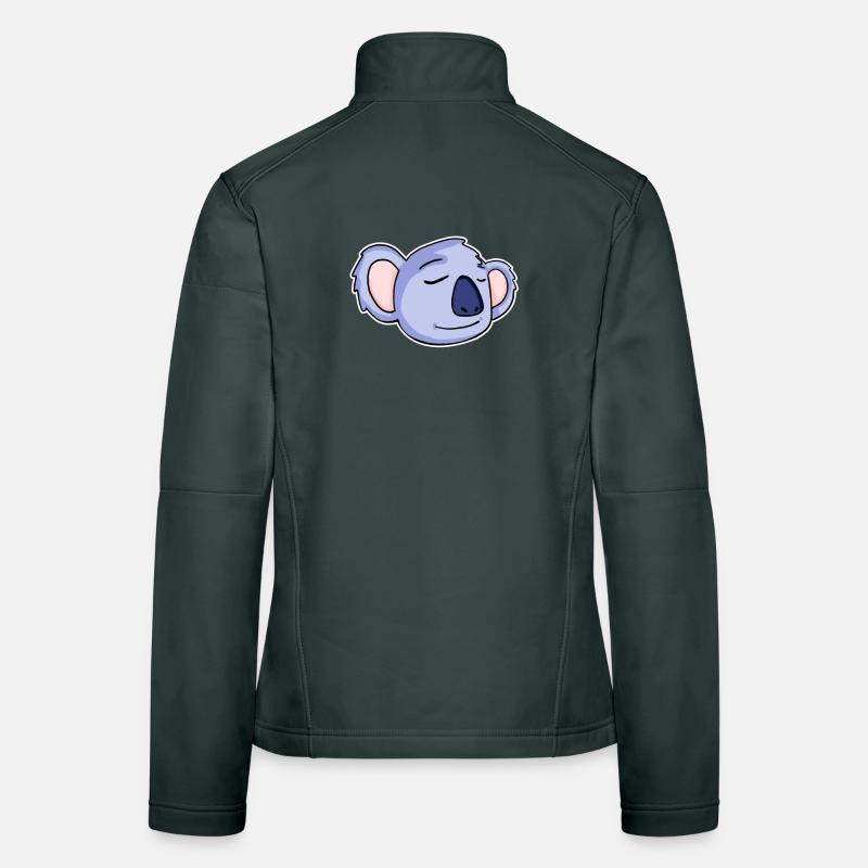 Koala Kopf Koalas Frauen Softshelljacke