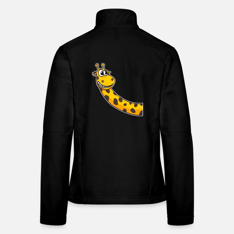 Girafes Girafe Veste en tissu softshell Femme