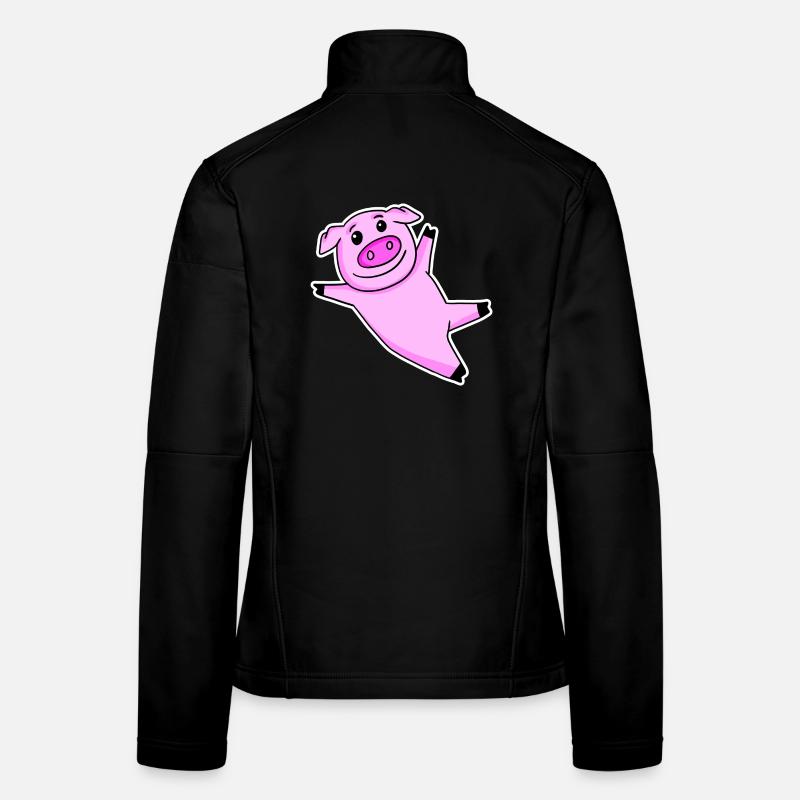 Pig Cute Women's Softshell Jacket
