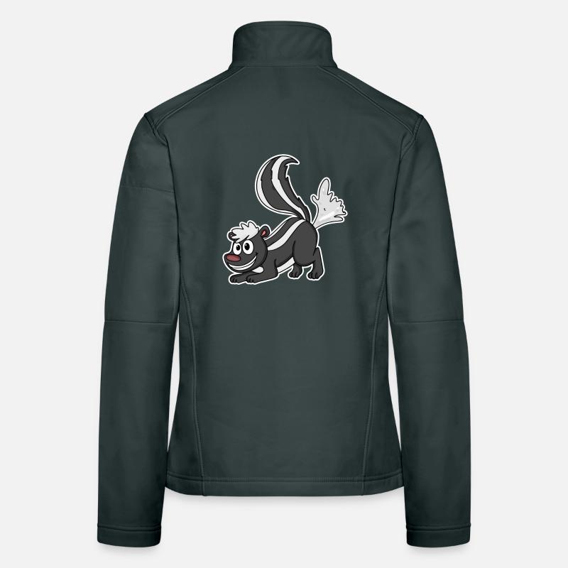 Mouffette de Skunk Veste en tissu softshell Femme
