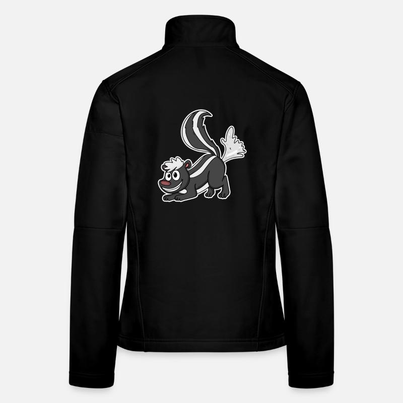 Skunks Stinktier Frauen Softshelljacke