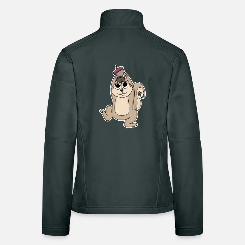 Eichhörnchen Frauen Softshelljacke