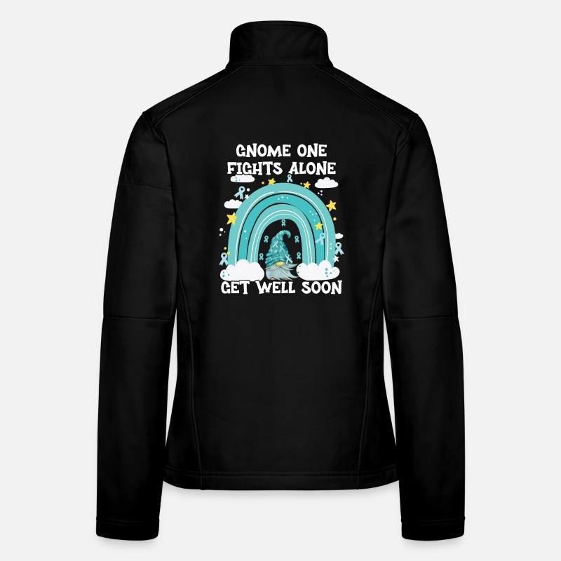 Gnome One Fights Alone Eierstockkrebs Frauen Softshelljacke