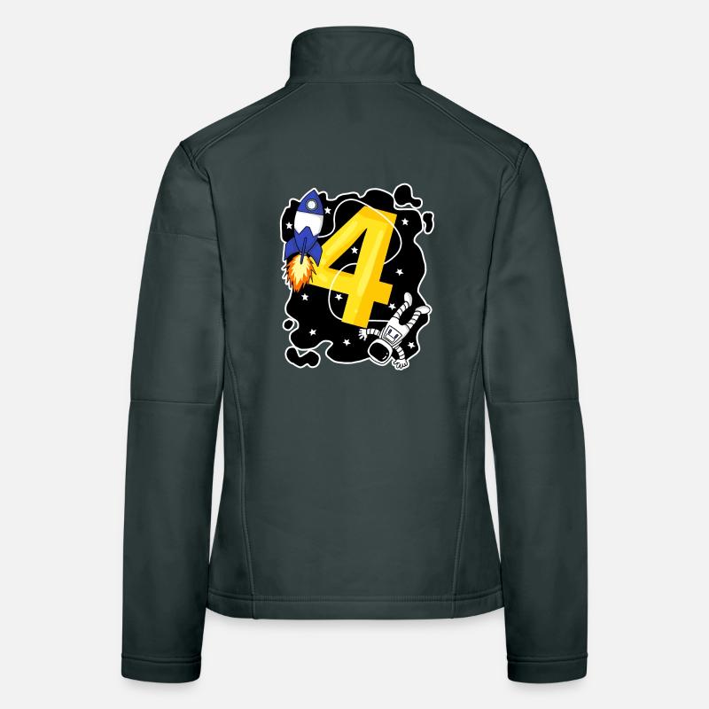 Junge 4 Jahre alt - 4. Geburtstag Geschenk Frauen Softshelljacke