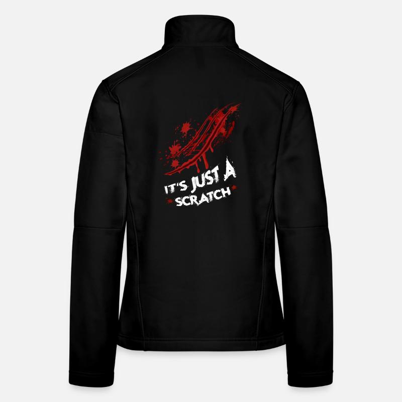 Marque à gratter d’Halloween Veste en tissu softshell Femme