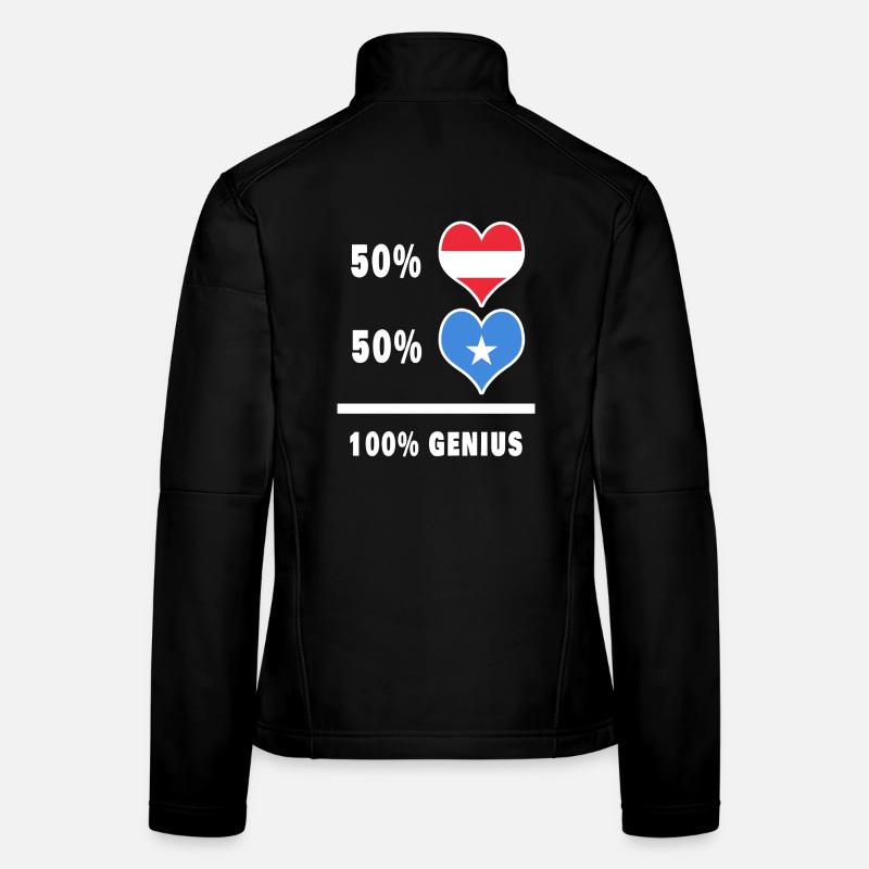 Austria and Somalia ingenious / Gift Women's Softshell Jacket