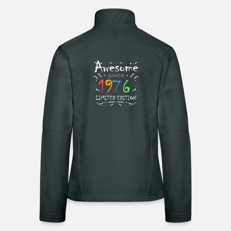 1976 - Né en 1976 Veste en tissu softshell Femme