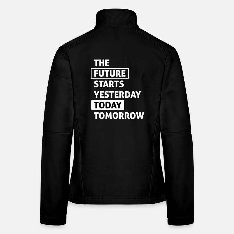 The Future starts Today (dark) Women's Softshell Jacket