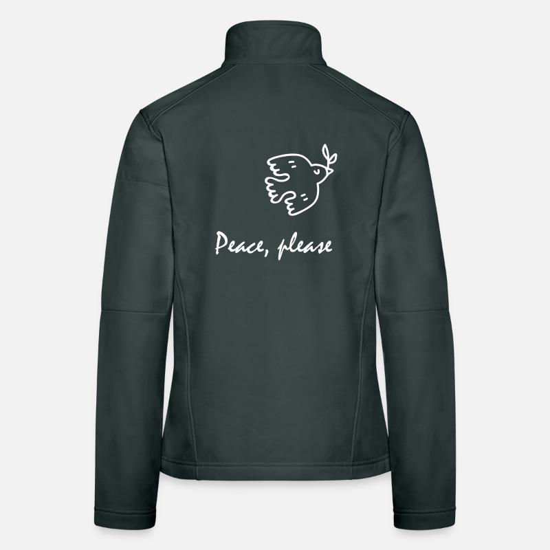 Peace, please, Friedenstaube Frauen Softshelljacke