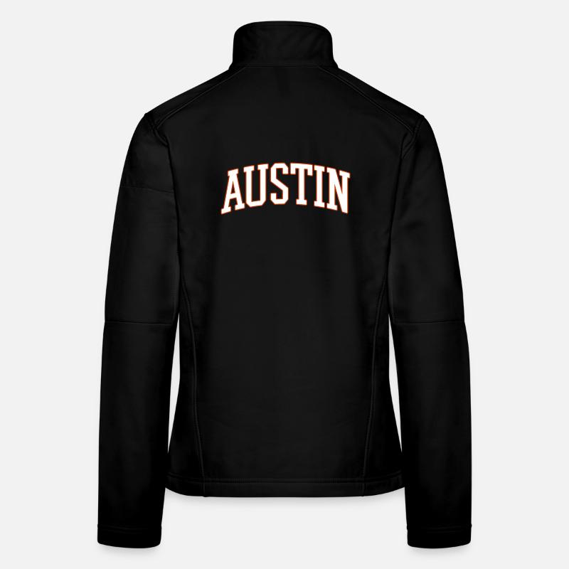 Austin Varsity Arc Font Women's Softshell Jacket