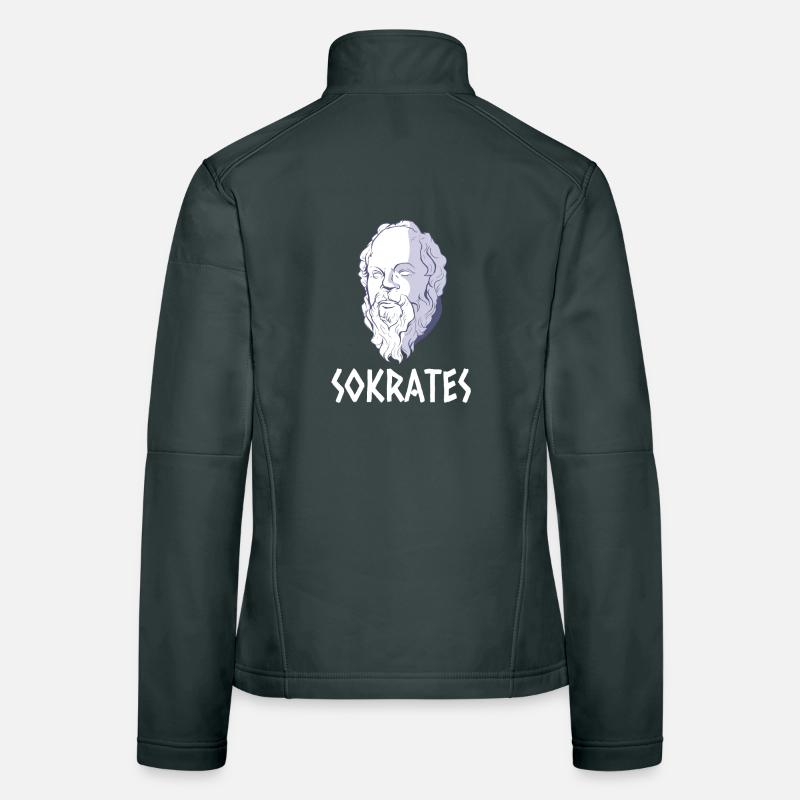 Socrates Thinker Philosophy Greek philosopher Women's Softshell Jacket