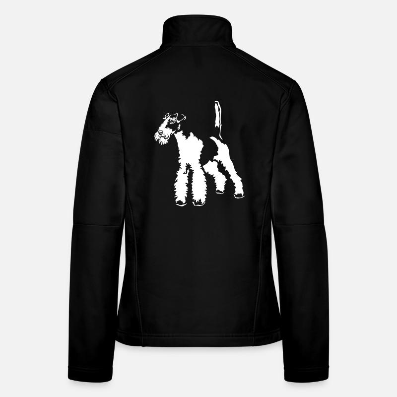 Foxterrier "Black Edition" Frauen Softshelljacke