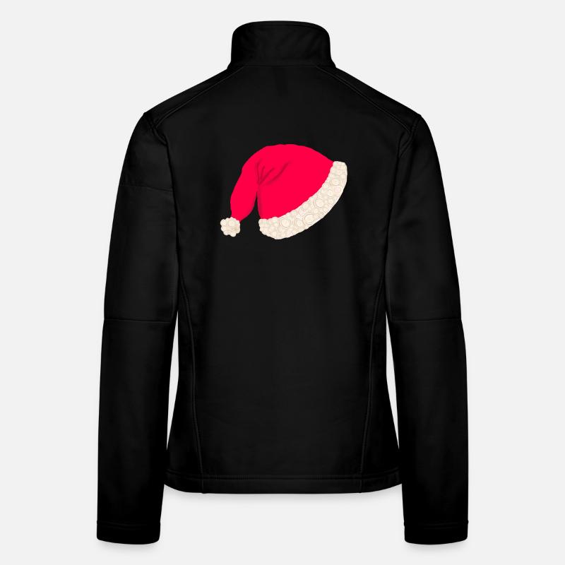 Christmas hat without text Women's Softshell Jacket