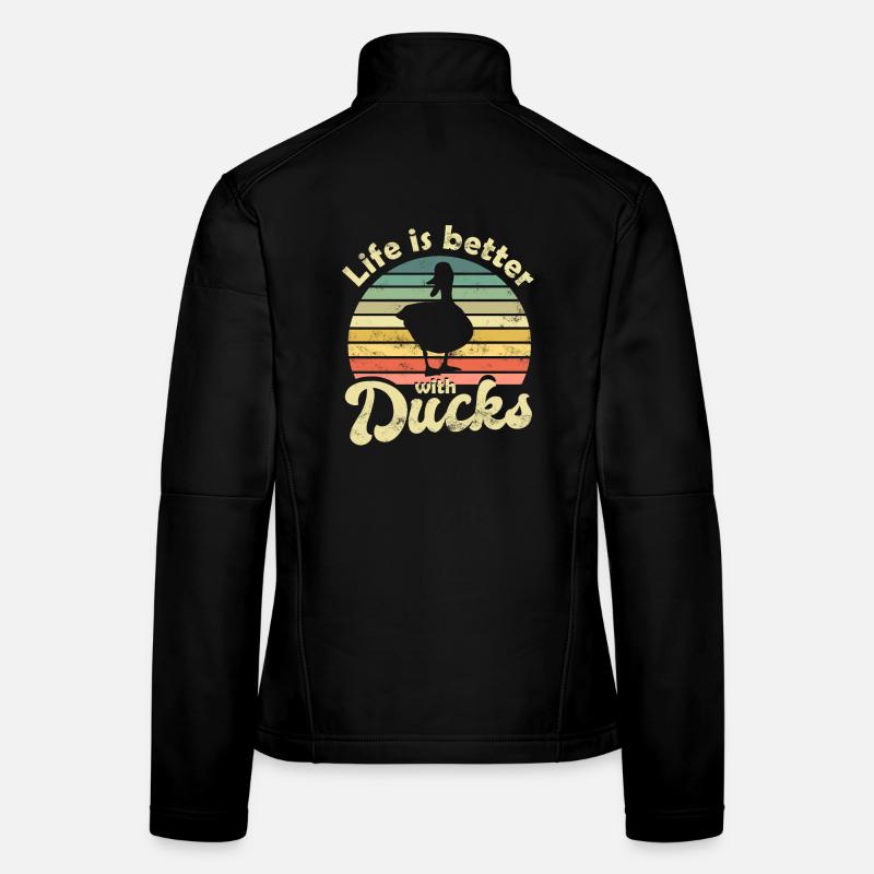 Duck ducks - Women's Softshell Jacket - black