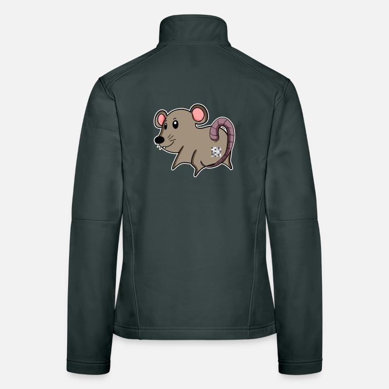 Mouse Ass - Mouse Butt Women's Softshell Jacket