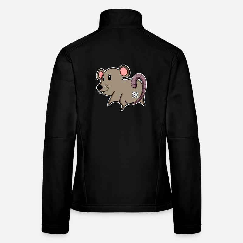 Mouse Ass - Mouse Butt Women's Softshell Jacket