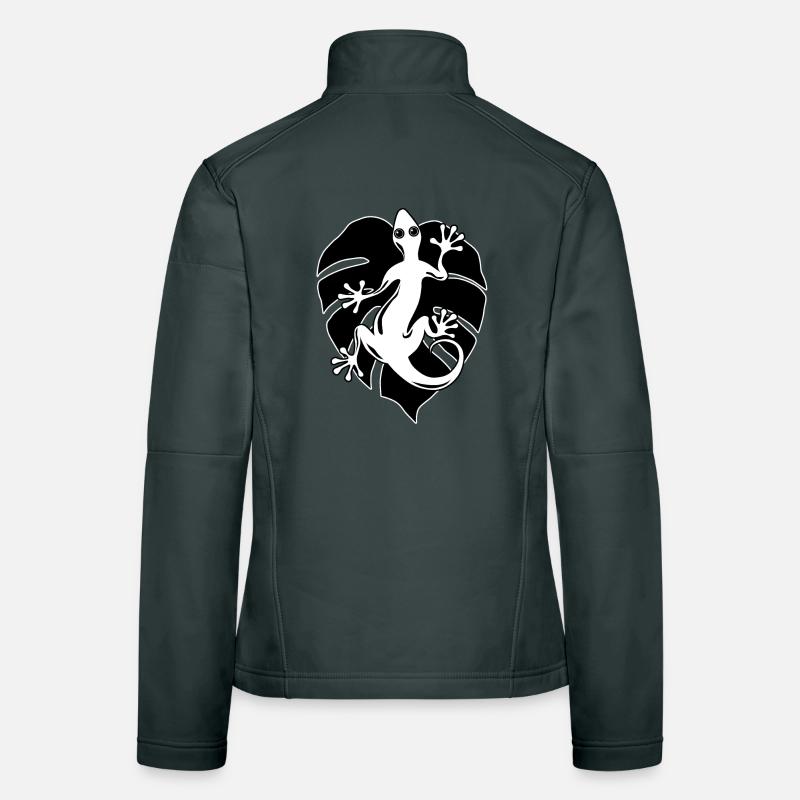 Salamander and leaf Women's Softshell Jacket